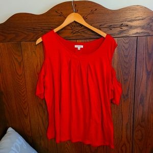 Top with open shoulder NWOT
